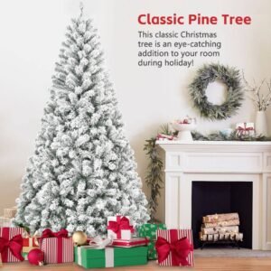 4-Foot Flocked Christmas Tree