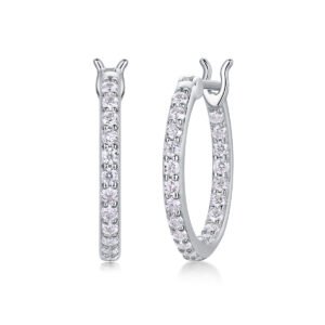 Flowing Light - Earrings Set With Top-quality Moissanite