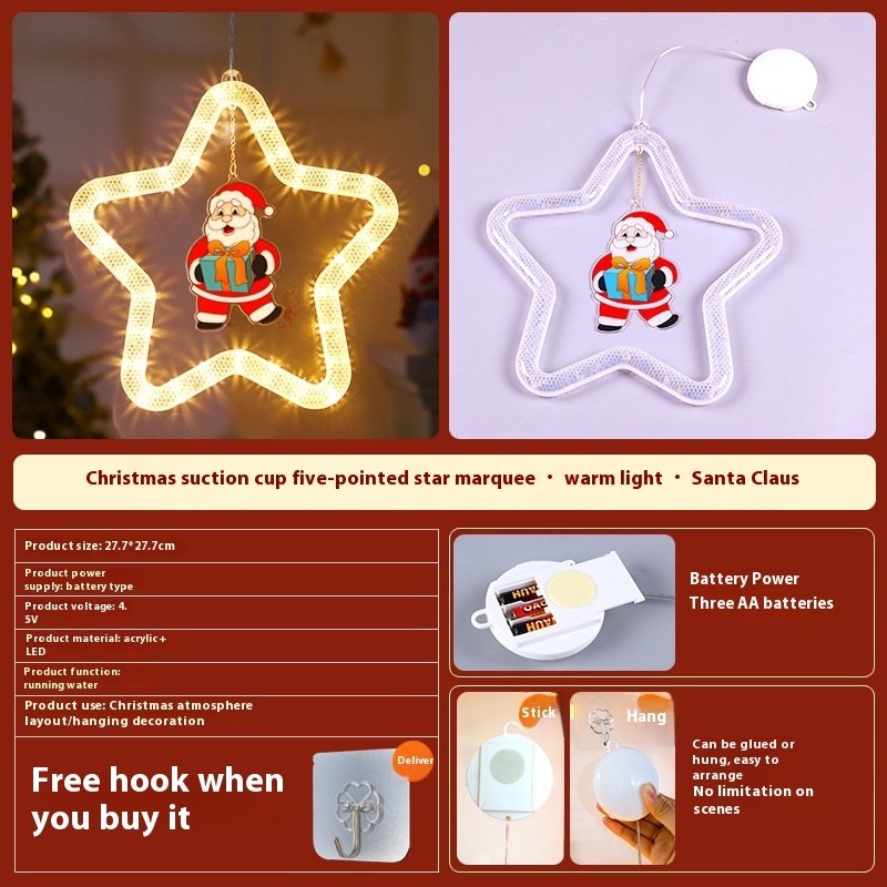 Christmas Star Light for Door & Window - Image 9