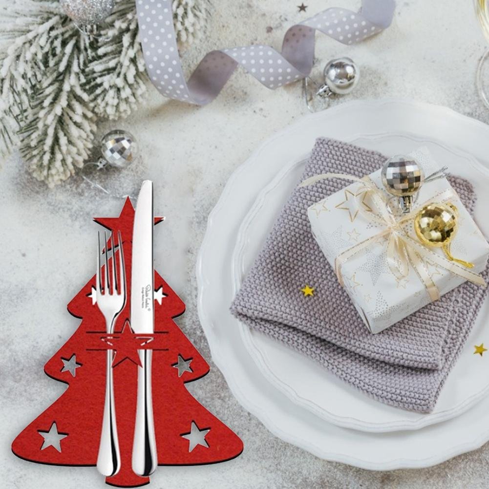 4-piece Christmas tree cutlery set - Image 6