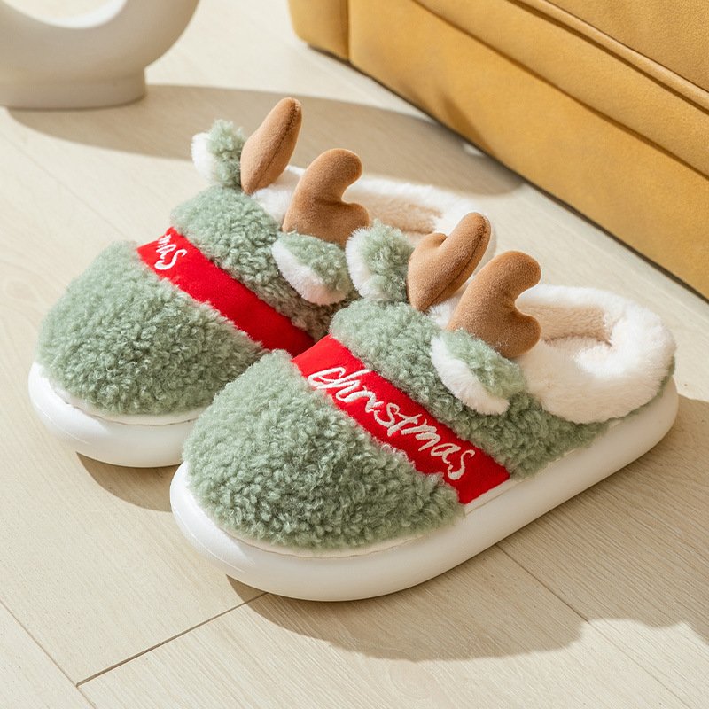 Christmas Shoes Winter Home Slippers - Image 5