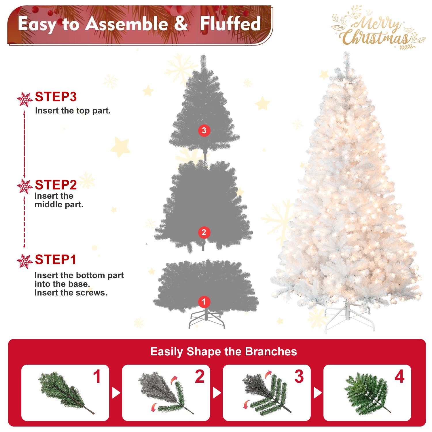 PE, PVC Christmas Tree, Christmas Ornaments - Image 2
