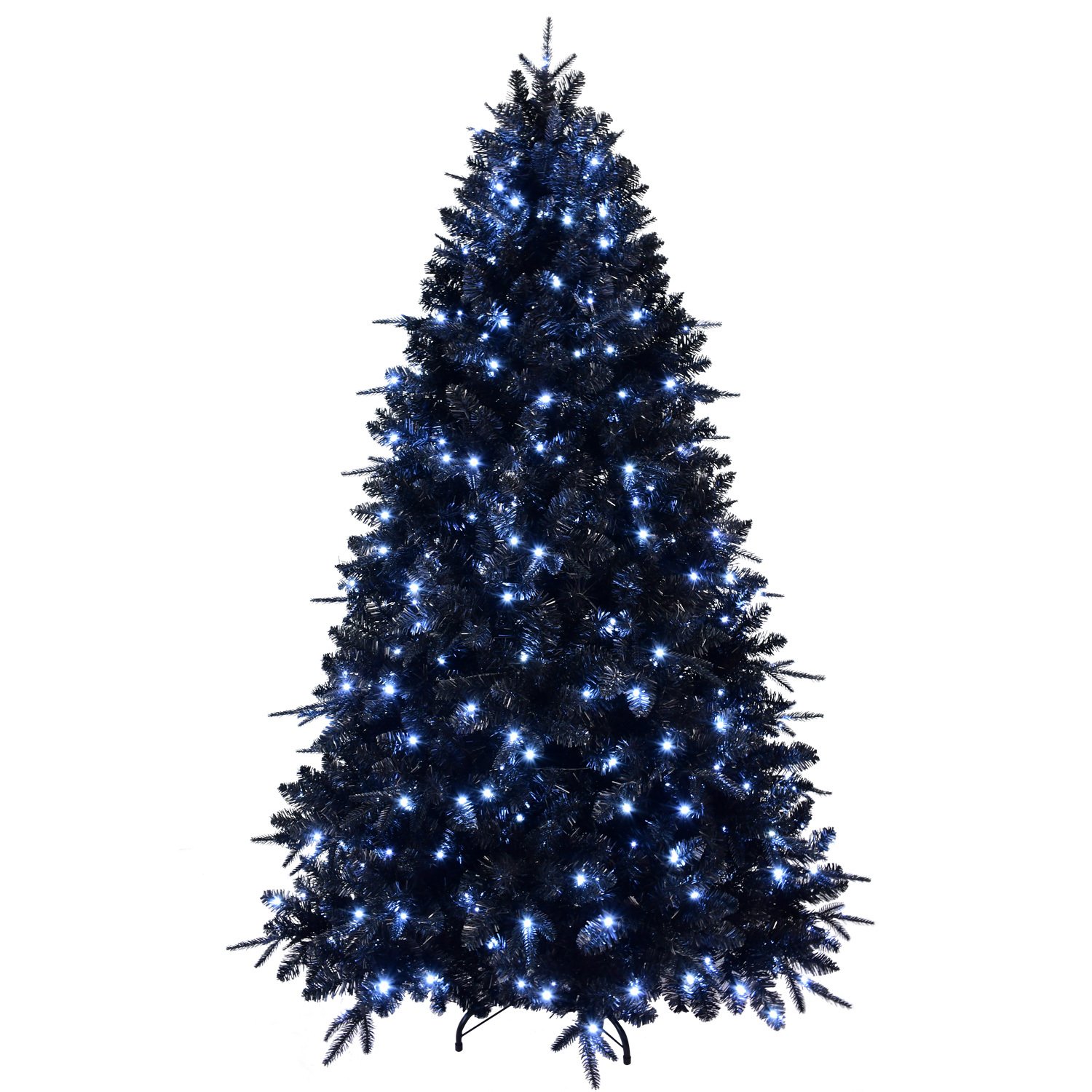 7-Foot Decorative Black Halloween Christmas Tree Artificial - Image 3