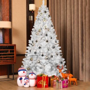 5-foot White Christmas Tree With Memory Wire
