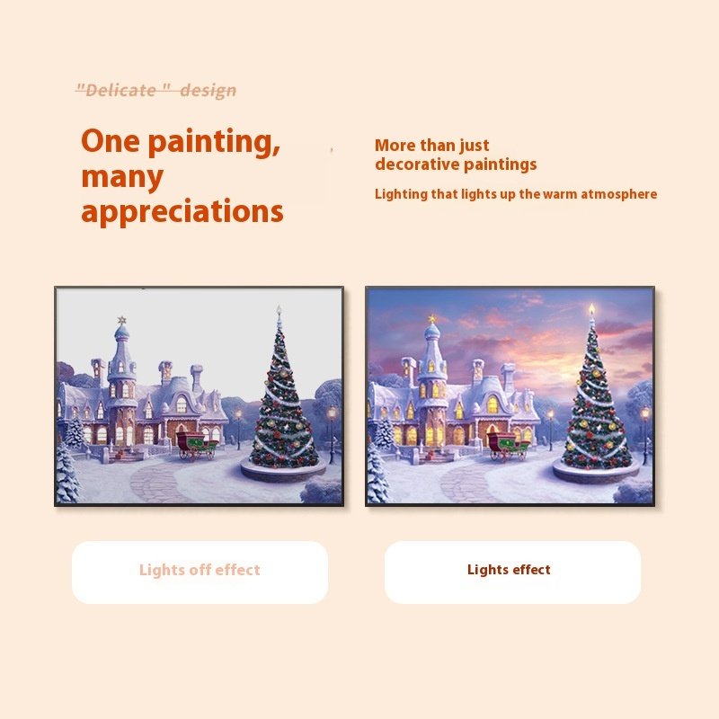 Christmas Small Gift Mini Bluetooth Speaker Painting - Image 3