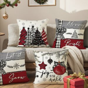 Christmas Cushion Cover Pillowcase Merry Christmas Decor For Home