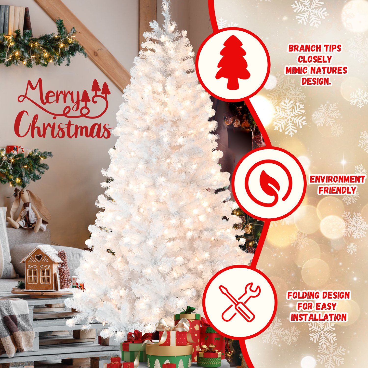 PE, PVC Christmas Tree, Christmas Ornaments - Image 5