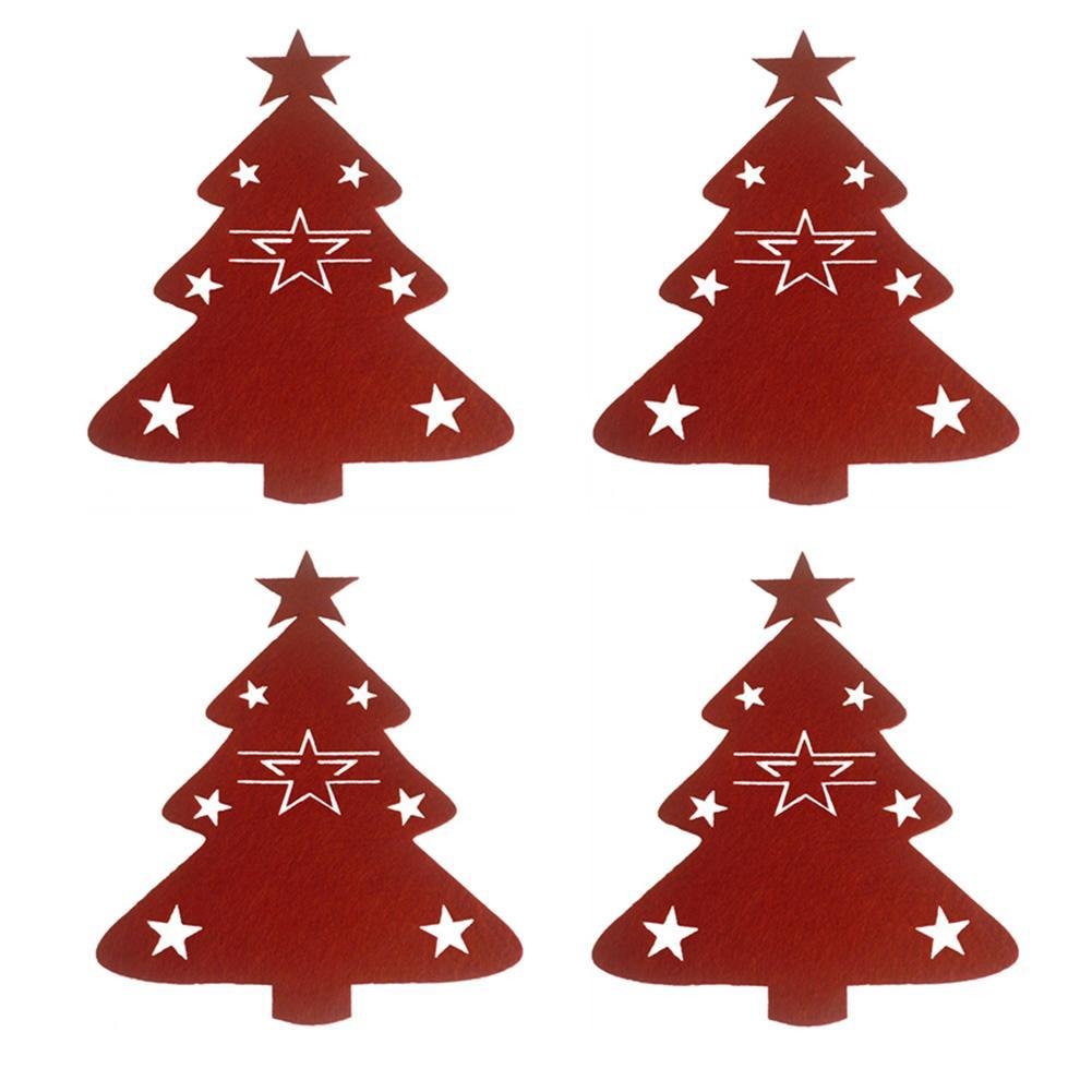 4-piece Christmas tree cutlery set - Image 2