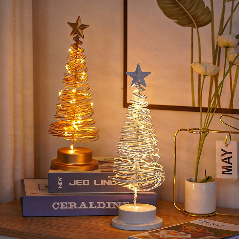 LED Christmas Tree Spiral Light Table - Image 6