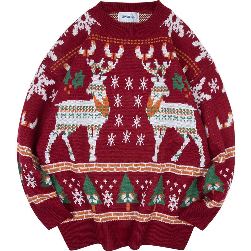 Christmas Sweater Men's Loose Pullover - Image 4