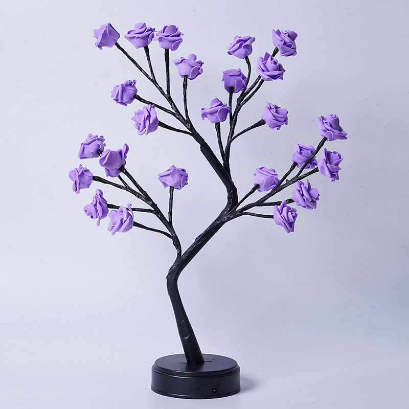 Table Lamp Flower Tree Rose Lamps Fairy Desk Night Lights - Image 4
