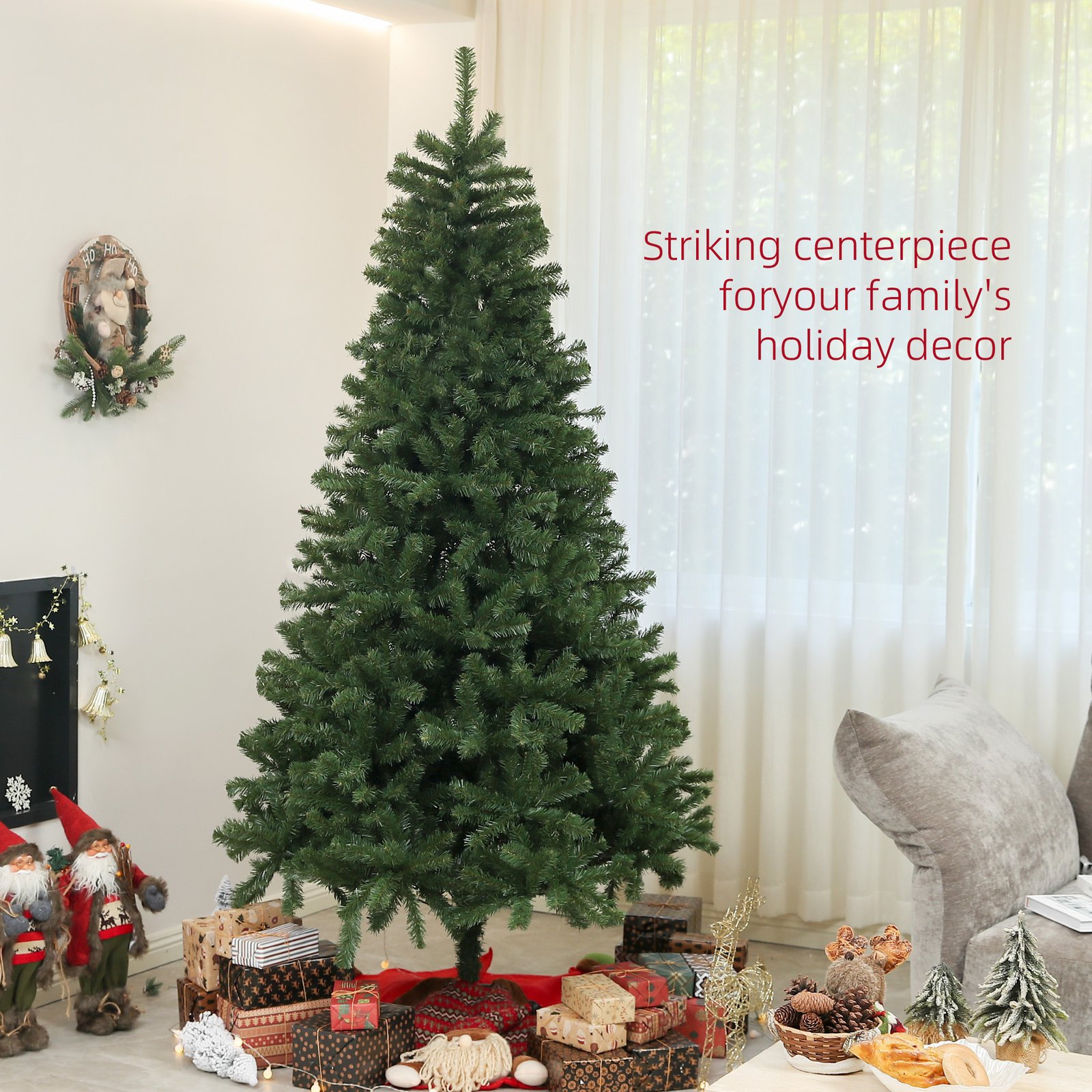 Artificial Christmas Trees with 1346 Branch Tips - Image 3