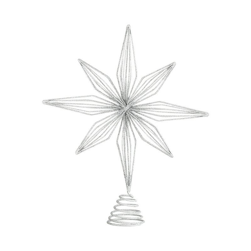 Eight Awn Star Champagne Christmas Decoration Ornaments - Image 8