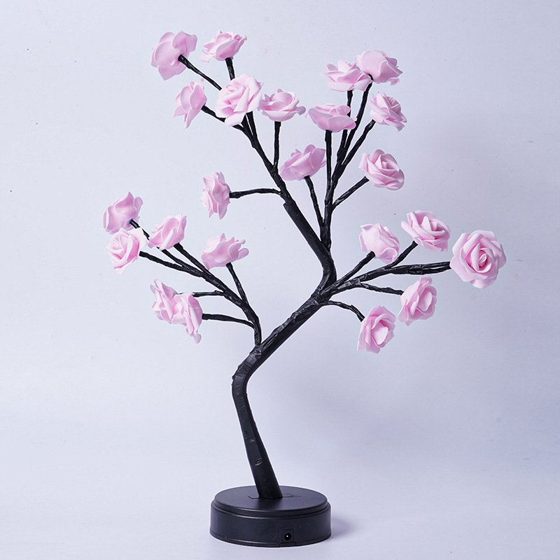 Table Lamp Flower Tree Rose Lamps Fairy Desk Night Lights - Image 5