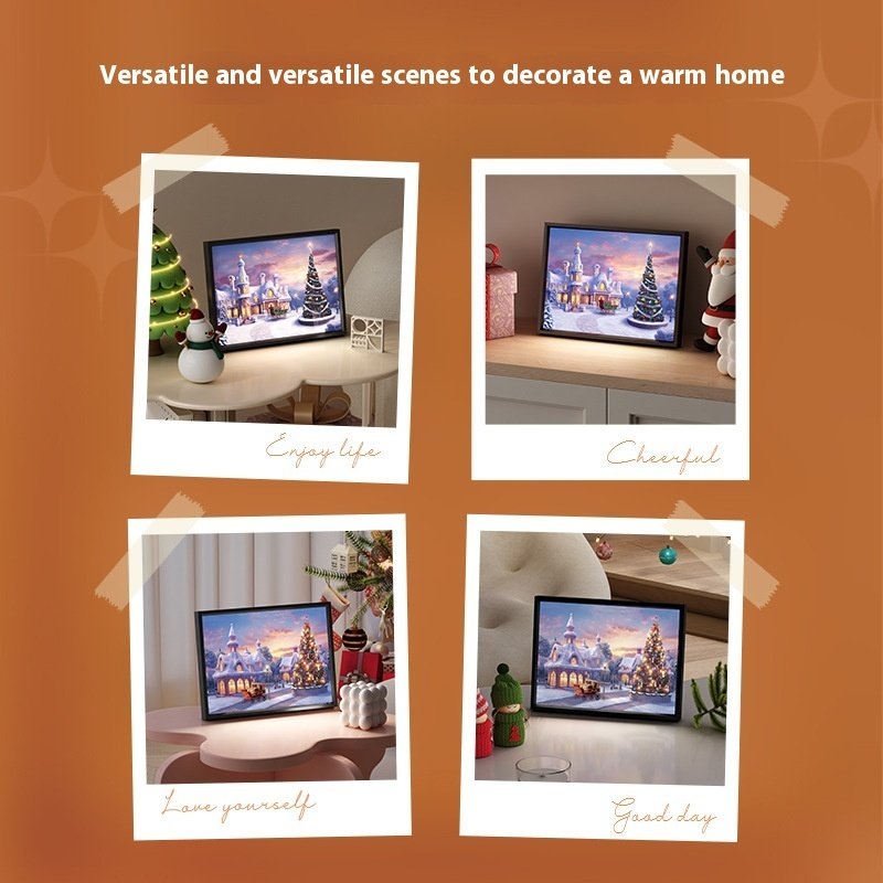 Christmas Small Gift Mini Bluetooth Speaker Painting - Image 6