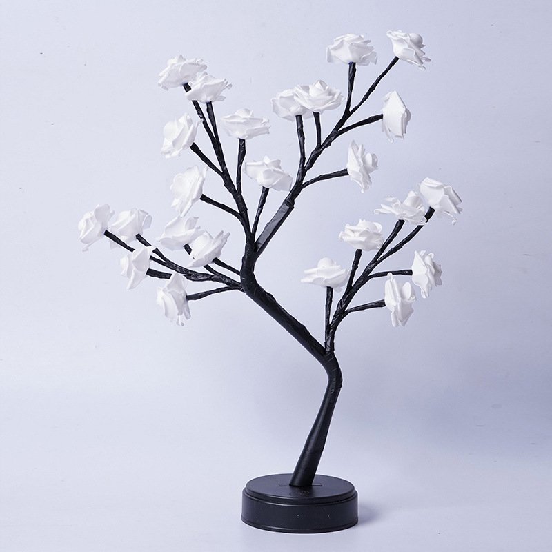 Table Lamp Flower Tree Rose Lamps Fairy Desk Night Lights - Image 3