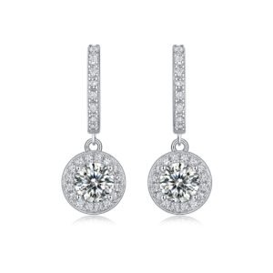 To Youth - Earrings Set With 0.5-carat Top-quality Moissanite S925 Silver