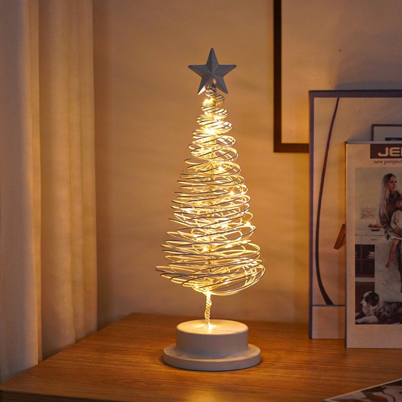 LED Christmas Tree Spiral Light Table - Image 5