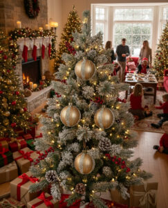 4PCS Set 4.7in Glass Christmas Ball