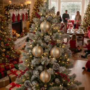 4PCS Set 4.7in Glass Christmas Ball