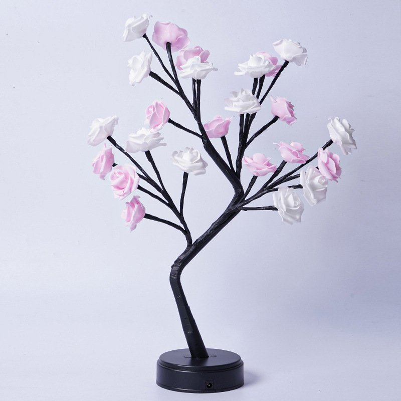Table Lamp Flower Tree Rose Lamps Fairy Desk Night Lights - Image 8