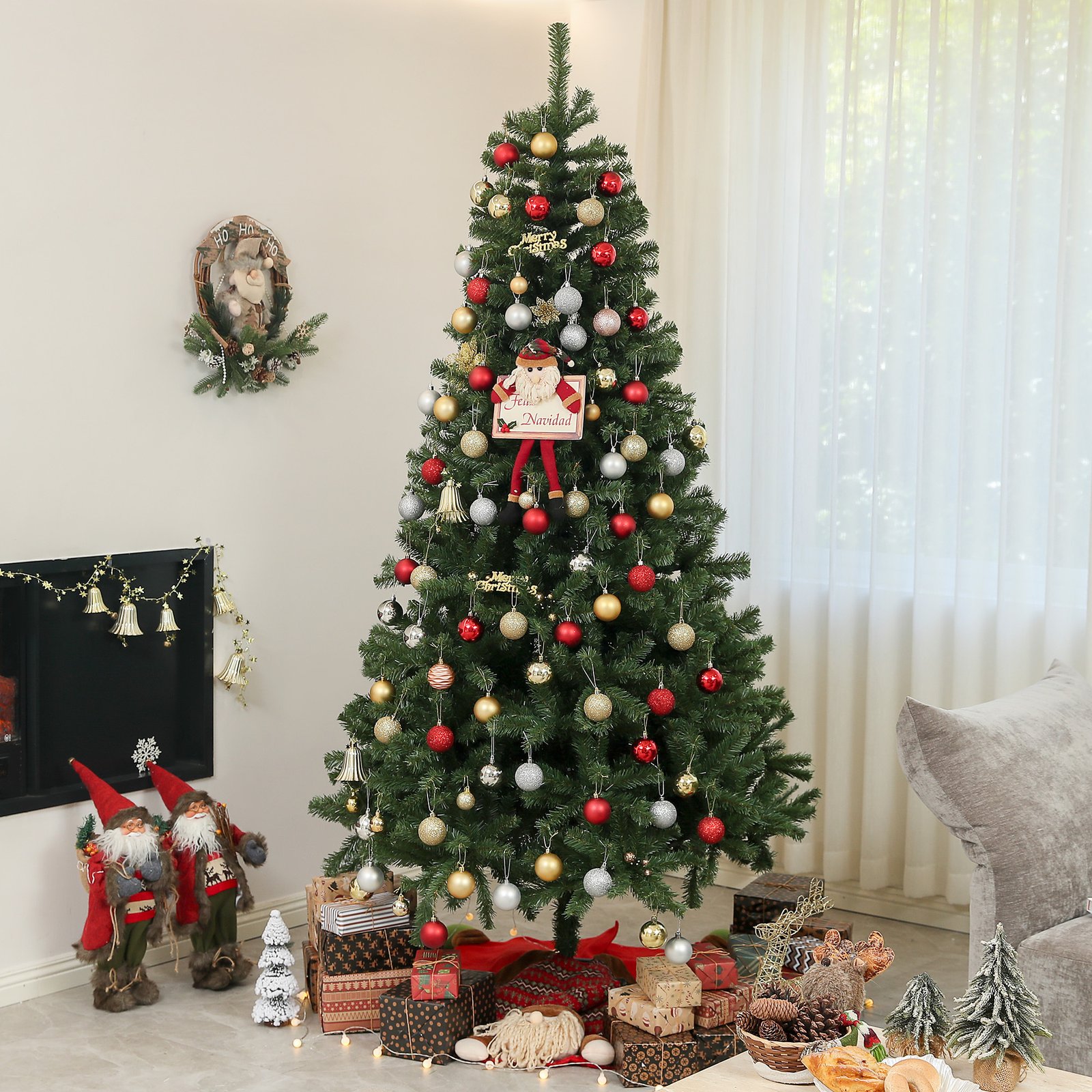 Artificial Christmas Trees with 1346 Branch Tips - Image 8