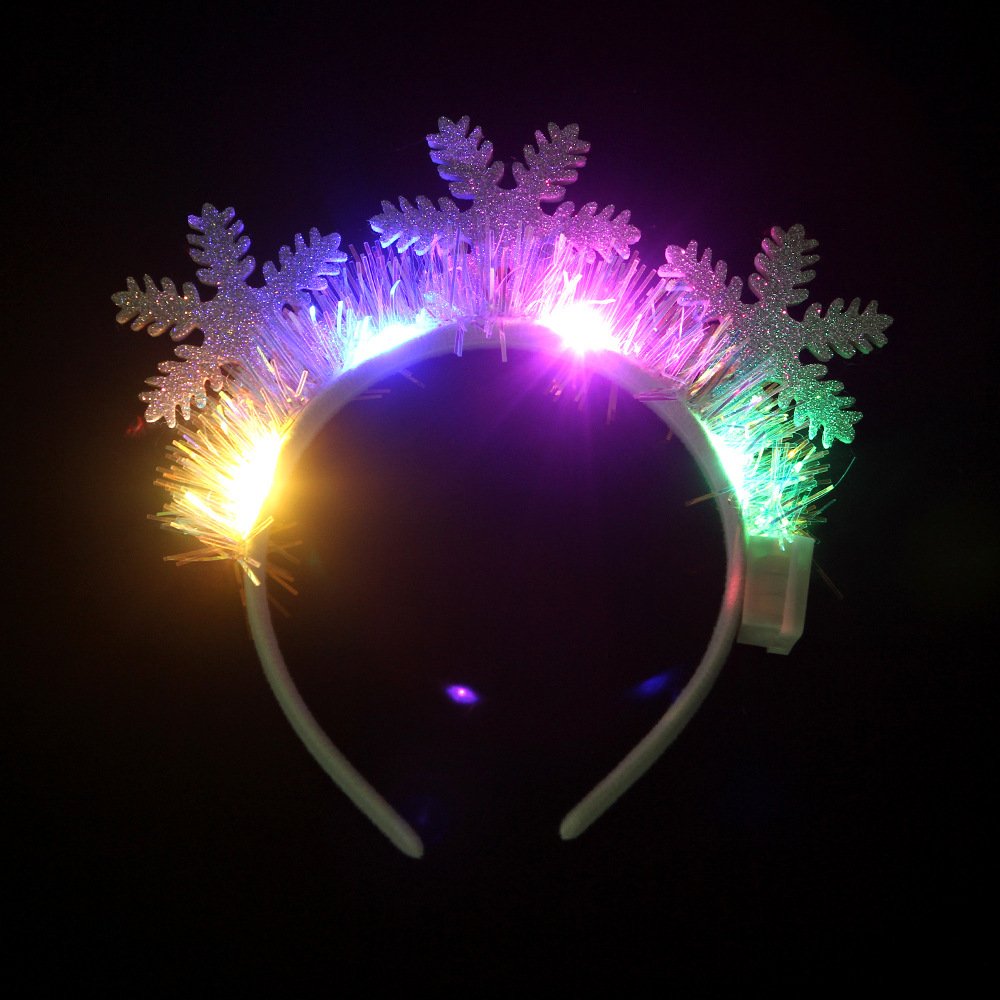 Flashing Deer Horn Christmas Headwear - Image 7