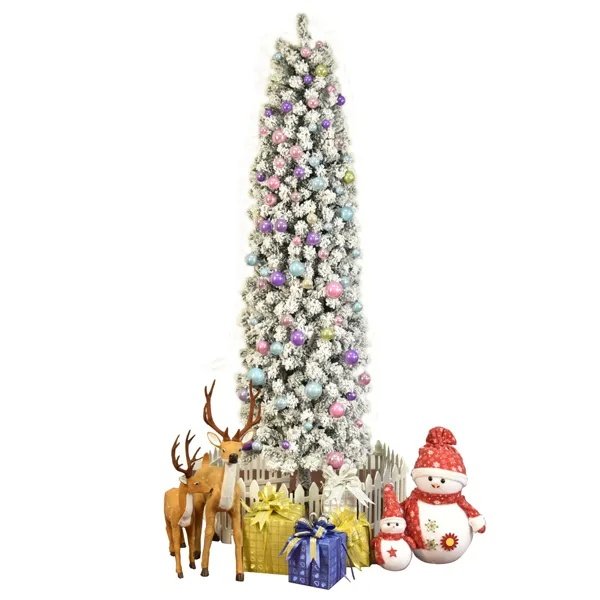 Pencil Flocking Christmas Tree - Image 2