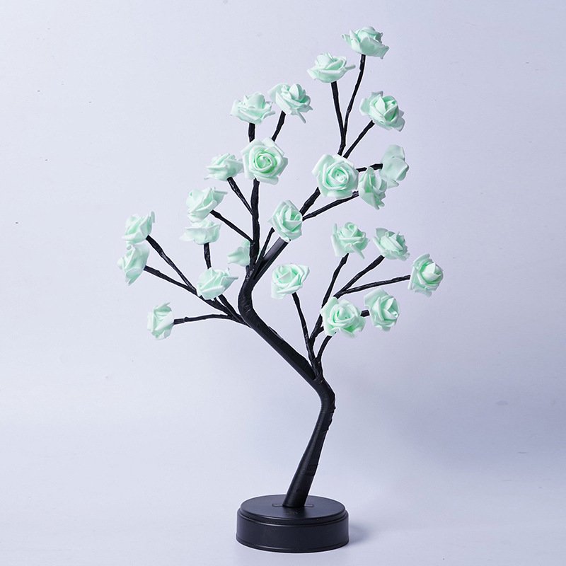 Table Lamp Flower Tree Rose Lamps Fairy Desk Night Lights - Image 2