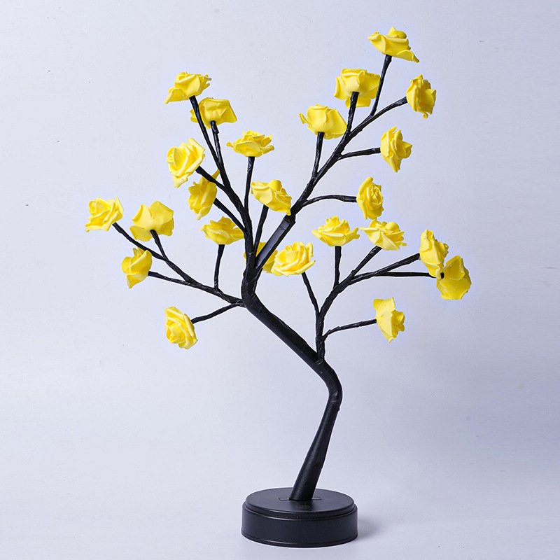 Table Lamp Flower Tree Rose Lamps Fairy Desk Night Lights - Image 9