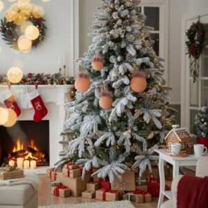 4PCS Set Christmas Ball Ornaments Glass Hanging Balls