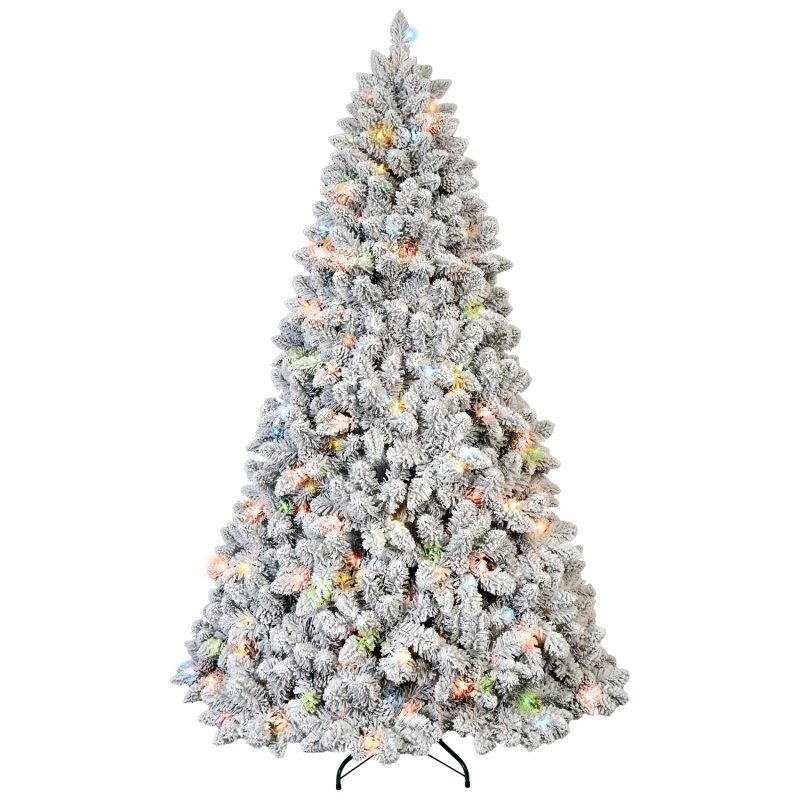 PVC Christmas Tree, Christmas Decorations, With Colored Lights - Image 9