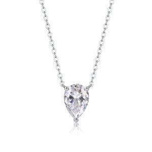 Fashionable Jewelry Pendant Set With Moissanite S925 Sterling Silver And Platinum-plated Diamond