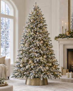 6ft Artificial Snow Flocked Christmas Tree
